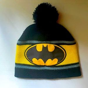 Batman Beanie with Pom Pom
